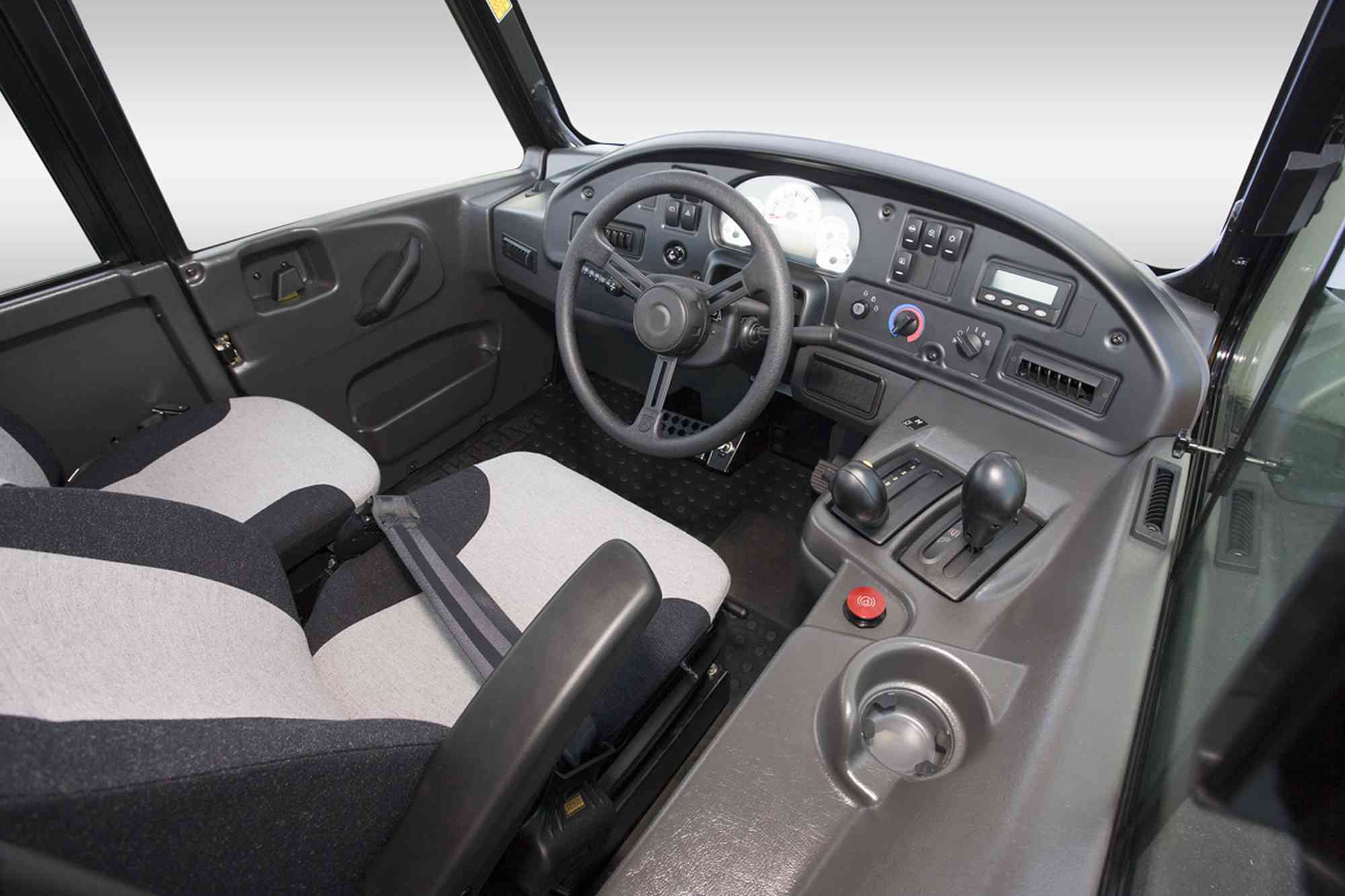 The dash board is part of a complete cab interior trimming.